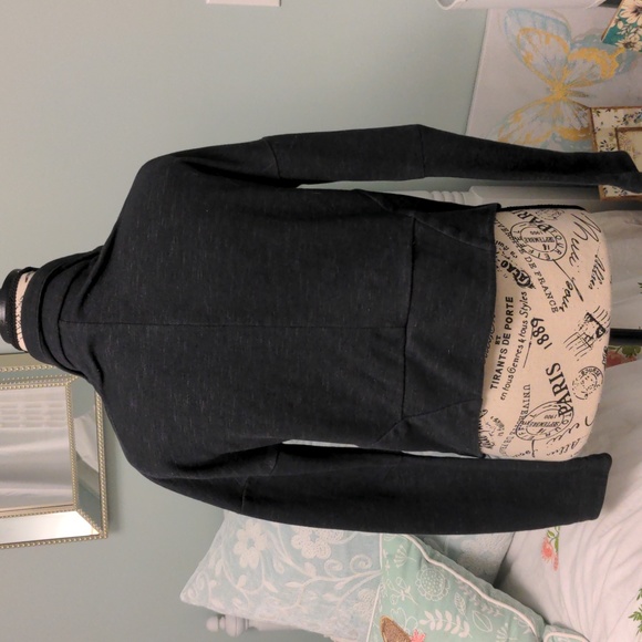 Adidas jacket, dark grey. Small - Picture 5 of 7